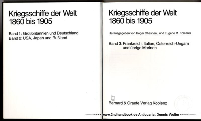 Kriegsschiffe der Welt 1860 bis 1905 Bd. 3., Frankreich, Italien, Österreich-Ungarn und übrige Marinen