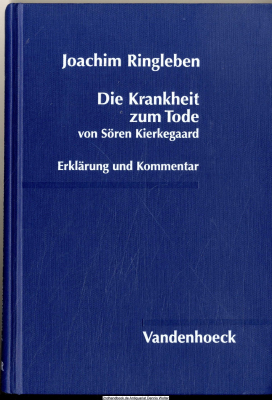 Die Krankheit zum Tode von Sören Kierkegaard : Erklärung und Kommentar