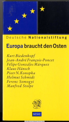 Europa braucht den Osten : [am 23. April 1998 in Frankfurt am Main]