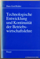 Technologische Entwicklung und Kontinuität der Betriebswirtschaftslehre