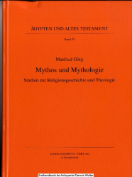 Mythos und Mythologie : Studien zur Religionsgeschichte und Theologie