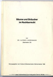 Bäume und Sträucher im Nachbarrecht