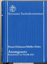 Atomgesetz : Kommentar zur Novelle 2002