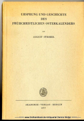 Ursprung und Geschichte des frühchristlichen Osterkalenders