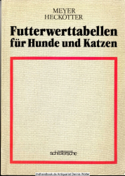 Futterwerttabellen für Hunde und Katzen