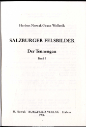 Salzburger Felsbilder Bd. 1, Der Tennengau